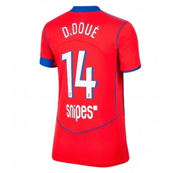 Billige Fotballdrakt Paris Saint-Germain Desire Doue #14 Replika Tredjedrakt Dame 2025-26 Kortermet